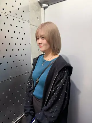 ミディアム カラー 幣 あや乃 /レイヤーカットのヘアスタイル