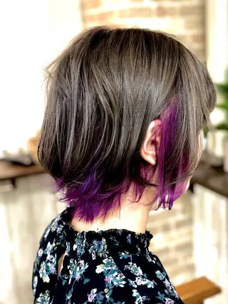 ショート カラー ヘアアレンジ ☆est hair☆ 新宿ナプラスタジオのヘアスタイル