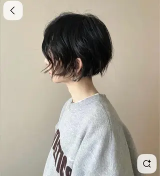 ショート 中性的ヘア/ ナチュラル/トモキのヘアスタイル