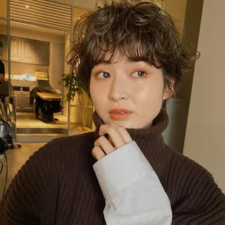 ショート メンズ清潔感のプロ 💈メンズパーマ藤田のヘアスタイル