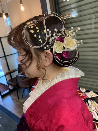 ヘアアレンジ 岡田 七海のヘアスタイル