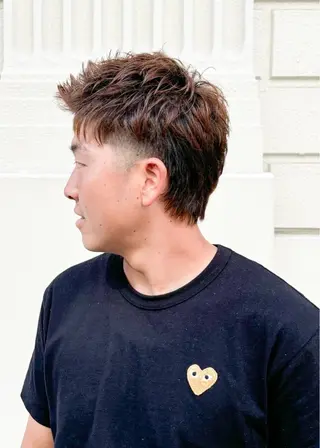 ショート メンズ 三宮メンズカット ヨシイッキのヘアスタイル
