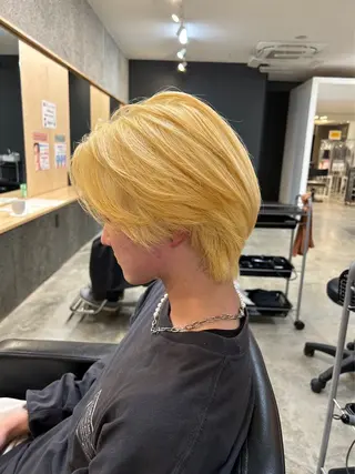 ショート カラー メンズ メンズ専門　太田 楽々のヘアスタイル