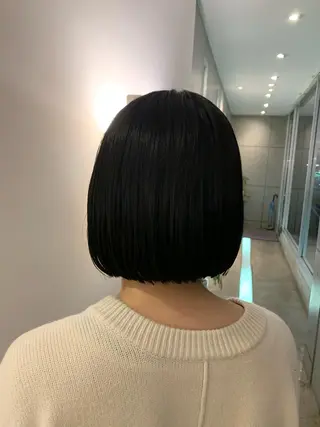 ミディアム おせ ちさとのヘアスタイル