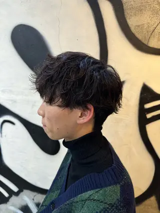 ショート パーマ メンズ 【モデル大募集🔥】 kearny錦糸町のヘアスタイル