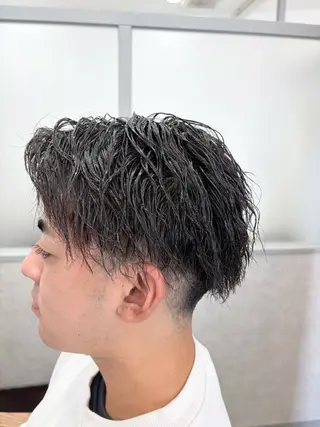 ショート パーマ パーマ職人 矢部絢一のヘアスタイル