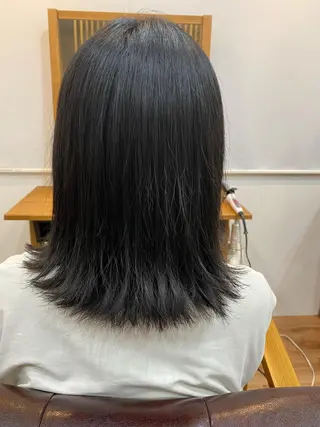 ミディアム 髪質改善&縮毛矯正 カット/soyaのヘアスタイル