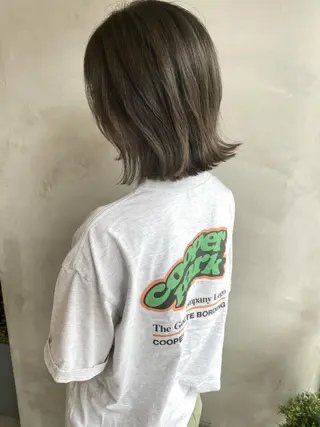 ミディアム カラー ヘアアレンジ ネイル マツエク・マツパ 夜23時まで予約🉑 reverieあきらのヘアスタイル