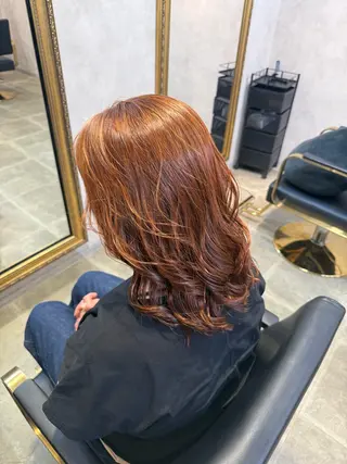 ミディアム カラー maco /カラー・縮毛矯正のヘアスタイル
