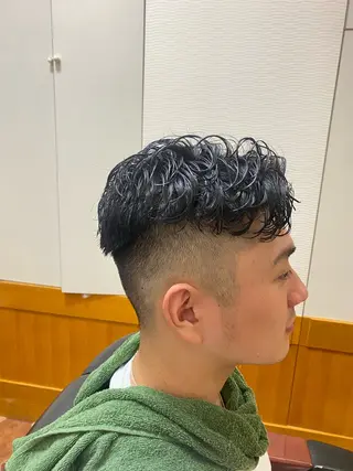 ショート パーマ メンズ 森　敦生👑 メンズカット＆パーマのヘアスタイル