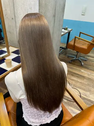 ロング カラー ⭐️Manaka⭐️ 艶髪🩵ナチュラルのヘアスタイル