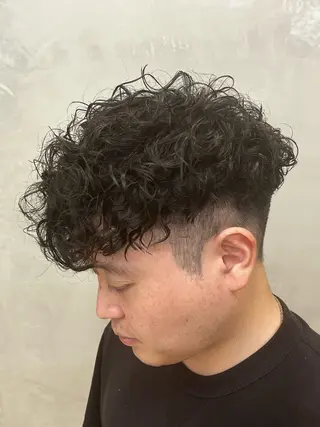 ショート パーマ メンズ 山下和輝/fifth メンズパーマのヘアスタイル
