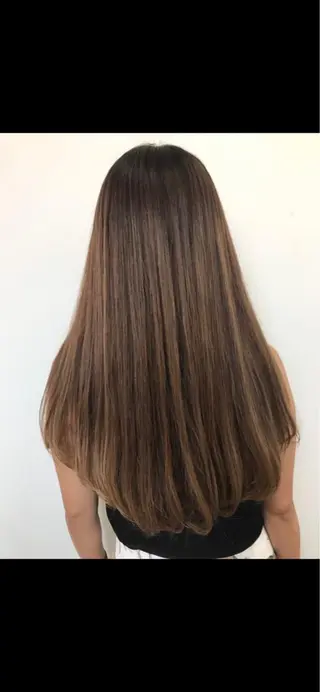 ロング カラー 武田 悠生乃のヘアスタイル