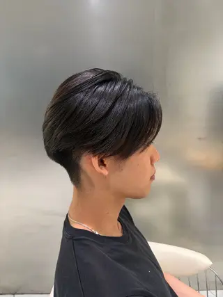 ショート メンズ カラー🍀レイヤー カット/ヒナタのヘアスタイル