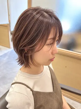 ショート カラー 久木原 ゆりのヘアスタイル