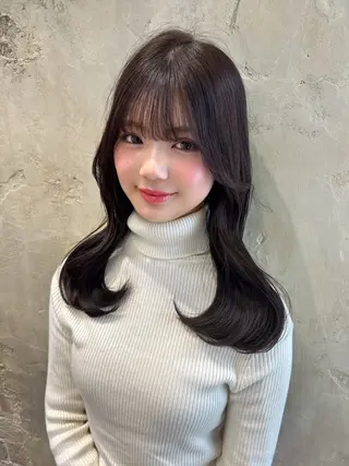 セミロング ヘアアレンジ ヘアアレンジ /カラー和田茉日琉のヘアスタイル