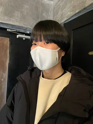 ショート カラー パーマ ヘアアレンジ メンズ くびれレイヤー/艶 カラー　MADOKAのヘアスタイル