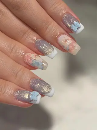 ネイル yume 🎀大人ガーリー🎀のネイルデザイン