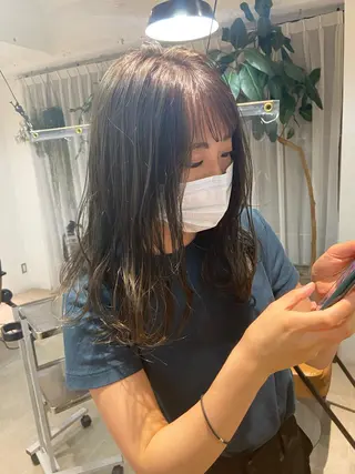 ミディアム カラー 白髪ぼかし/ショート /ミニボブだいじのヘアスタイル