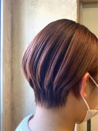 ショート カラー マンツーマン 美容師💚コウブチのヘアスタイル