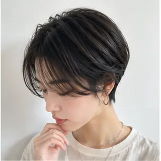 ショート 《期間限定無料》 くびれショート 日向のヘアスタイル