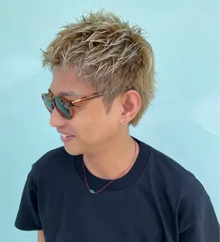 ショート カラー メンズ 榊原 貫太のヘアスタイル