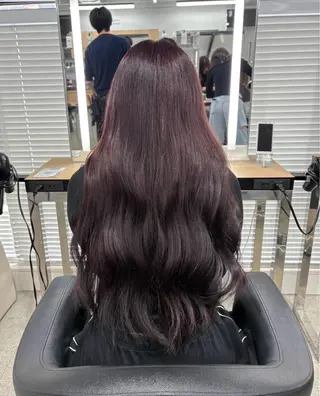 ロング miku/ラベンダー 透明感カラー🪻❤︎のヘアスタイル