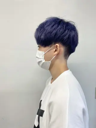 ショート カラー パーマ ヘアアレンジ メンズ キッズ ネイル マツエク・マツパ スパイキー/フェザー /波巻き/かいとのヘアスタイル