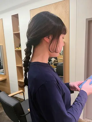 ロング カラー ヘアアレンジ 西山 紗耶香🪽 透明感カラー/ボブのヘアスタイル