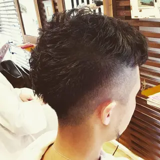 ショート メンズ 韓国風レイヤーカット 上手く丁寧早い/マツのヘアスタイル