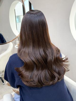 ロング カラー ミディアム/顔周り/ ベージュ🌼mayuのヘアスタイル