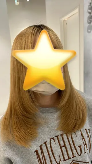 セミロング 宇都宮 育実のヘアスタイル
