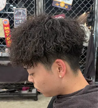 パーマ メンズ 快斗🔥メンズパーマ 🔥モデル募集中🔥のヘアスタイル