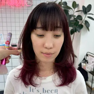 セミロング カラー 矢場町/8時-22時 JILLSTUDIOのヘアスタイル