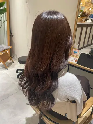 ロング カラー 高木 櫻のヘアスタイル