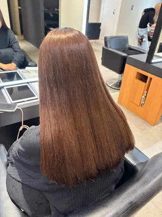セミロング KAREN(ému) 伏見/カットモデルのヘアスタイル
