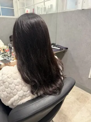 ロング カラー 加藤 碧唯のヘアスタイル