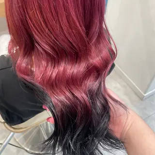 セミロング カラー 【透明感カラー🩶】 津田和希のヘアスタイル