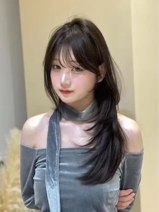ロング Ruri縮毛矯正 酸性ストレートのヘアスタイル