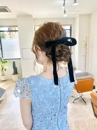セミロング カラー ヘアアレンジ ひなの .のその他イメージ