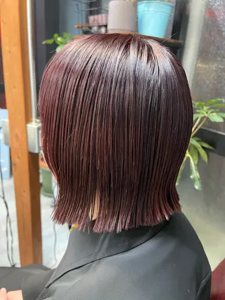 ミディアム シノザキ キナのヘアスタイル