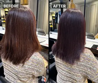 カラー 小澤 琉凪のヘアスタイル