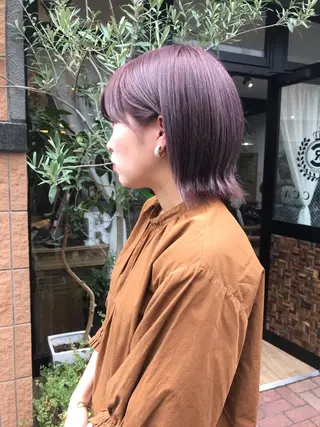 ショート カラー 池上 みゆのヘアスタイル