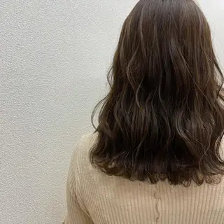 ミディアム カラー もりたみかこ 美容師お休み中のヘアスタイル