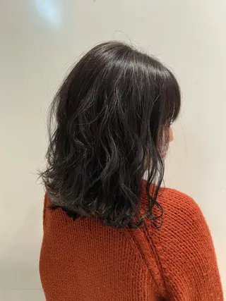 ミディアム パーマ 堀切 舞のヘアスタイル