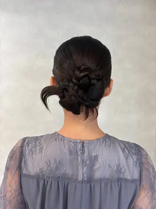 ヘアアレンジ ピンクカラーアレンジ 🩷AYANA🩷のヘアスタイル