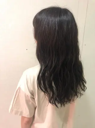ロング カラー 透明感カラー/韓国 ブリーチ/古橋のヘアスタイル