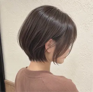 ショート 韓国ヘア🇰🇷／ 艶カラー鈴木萌愛🩶のヘアスタイル