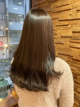 ロング カラー 福田 ジュンキのヘアスタイル