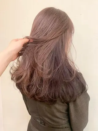 ロング 🫧ハイトーン✨格安 より質💐マンツーマのヘアスタイル